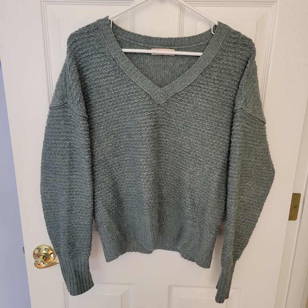 V-Neck Knit Sweater